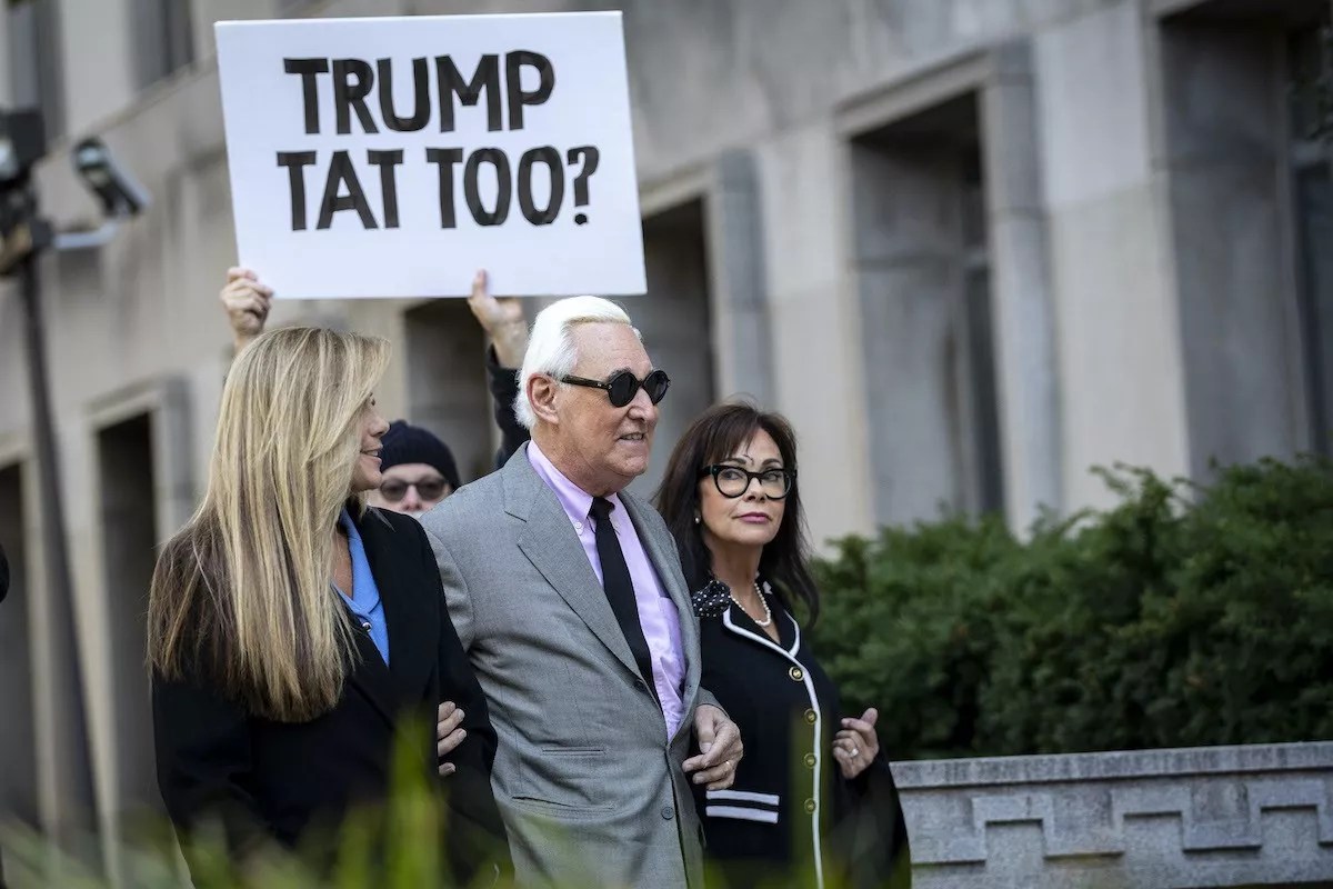 True to His Nixon Tattoo, Roger Stone Is Officially a Crook