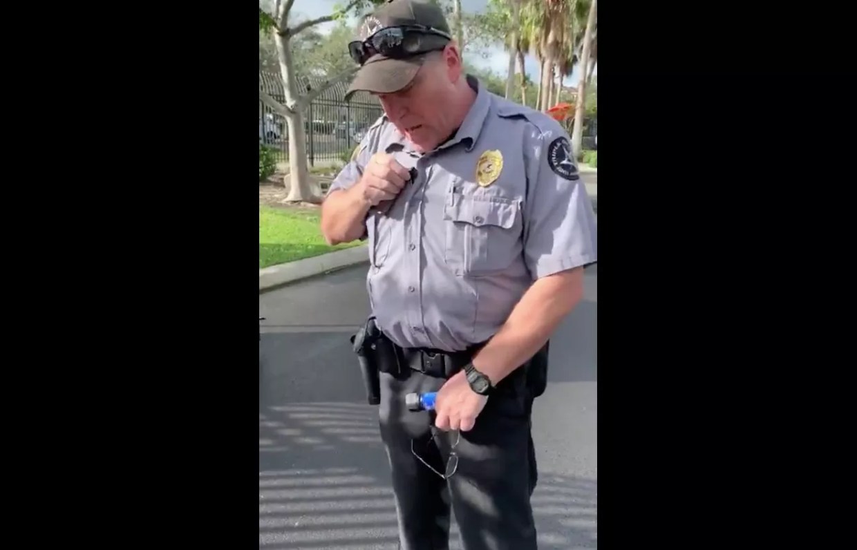 Video: Guard Threatens to Pepper-Spray Activists Outside Miramar ICE Office