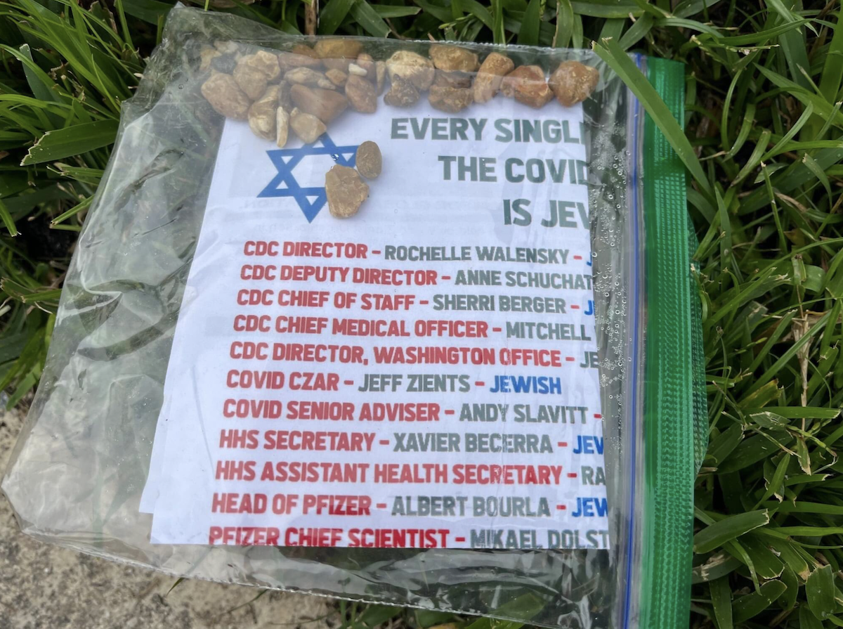 Fliers in Miami Beach Allege Jewish COVID Conspiracy: Free Speech or a Crime?
