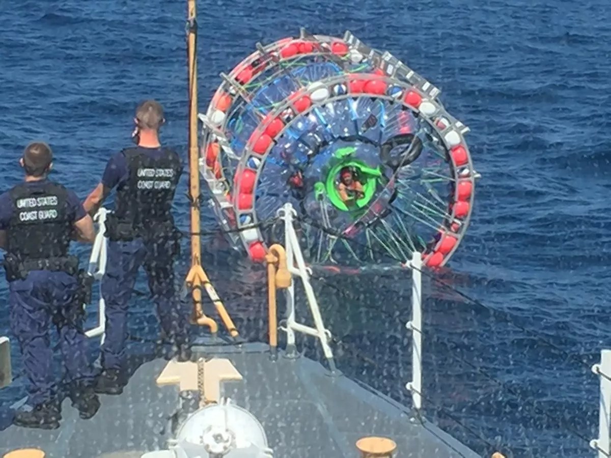 Florida Extreme Athlete’s Transatlantic Hamster-Wheel Expedition Thwarted by Coast Guard