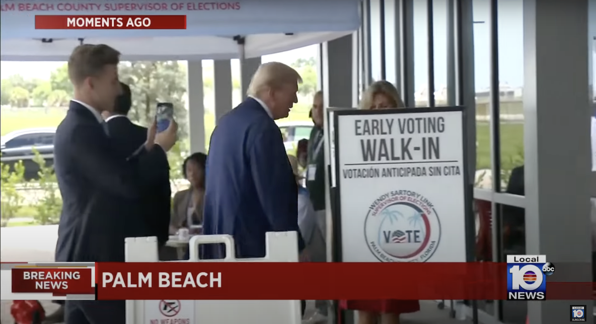 Trump Just Voted in Florida as a Felon – Where’s DeSantis’ Outrage?