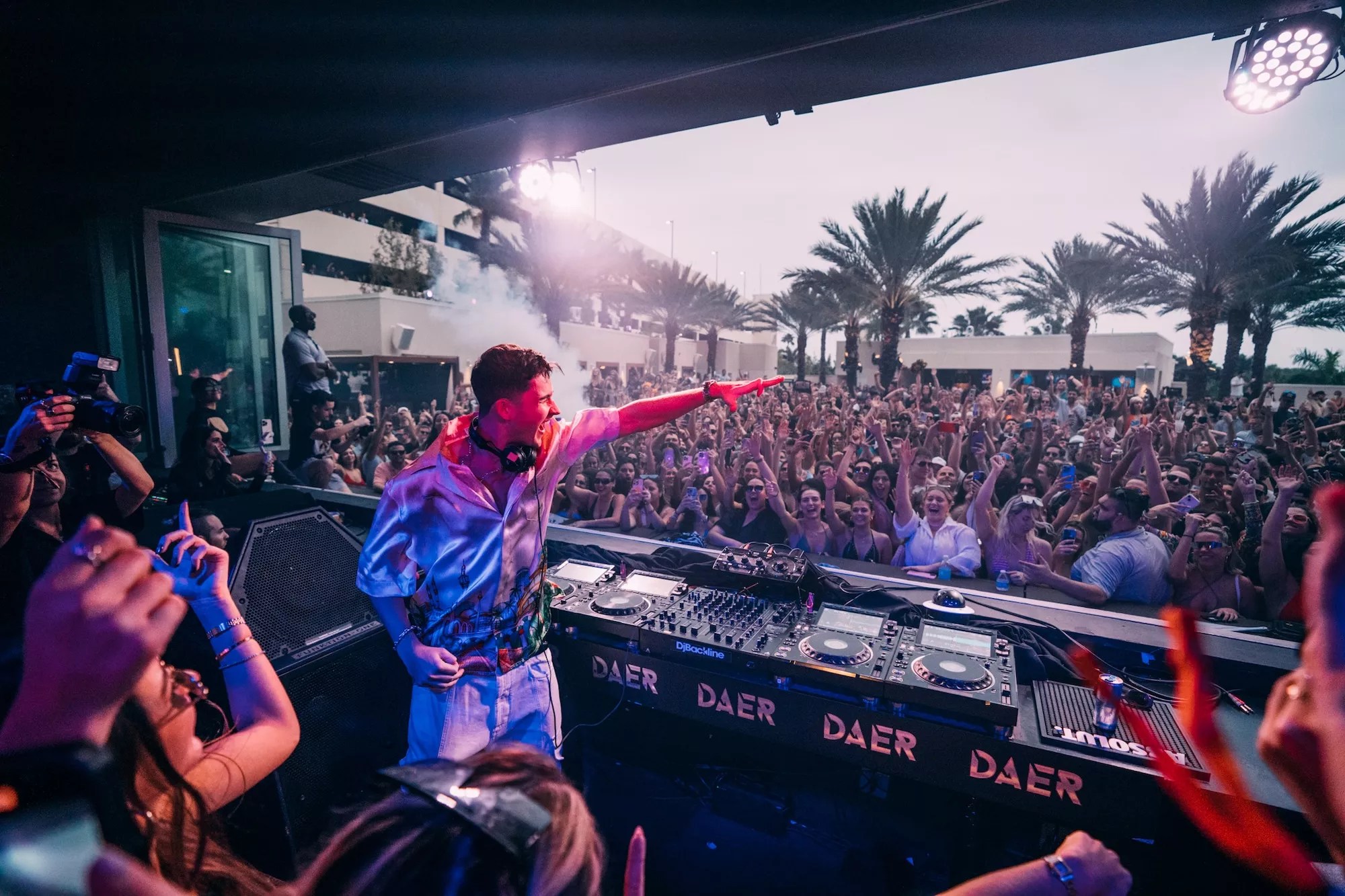 John Summit DJing at Daer Dayclub in Hollywood, Florida