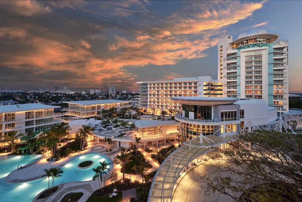 aerial view of Fort Lauderdale's Pier Sixty-Six